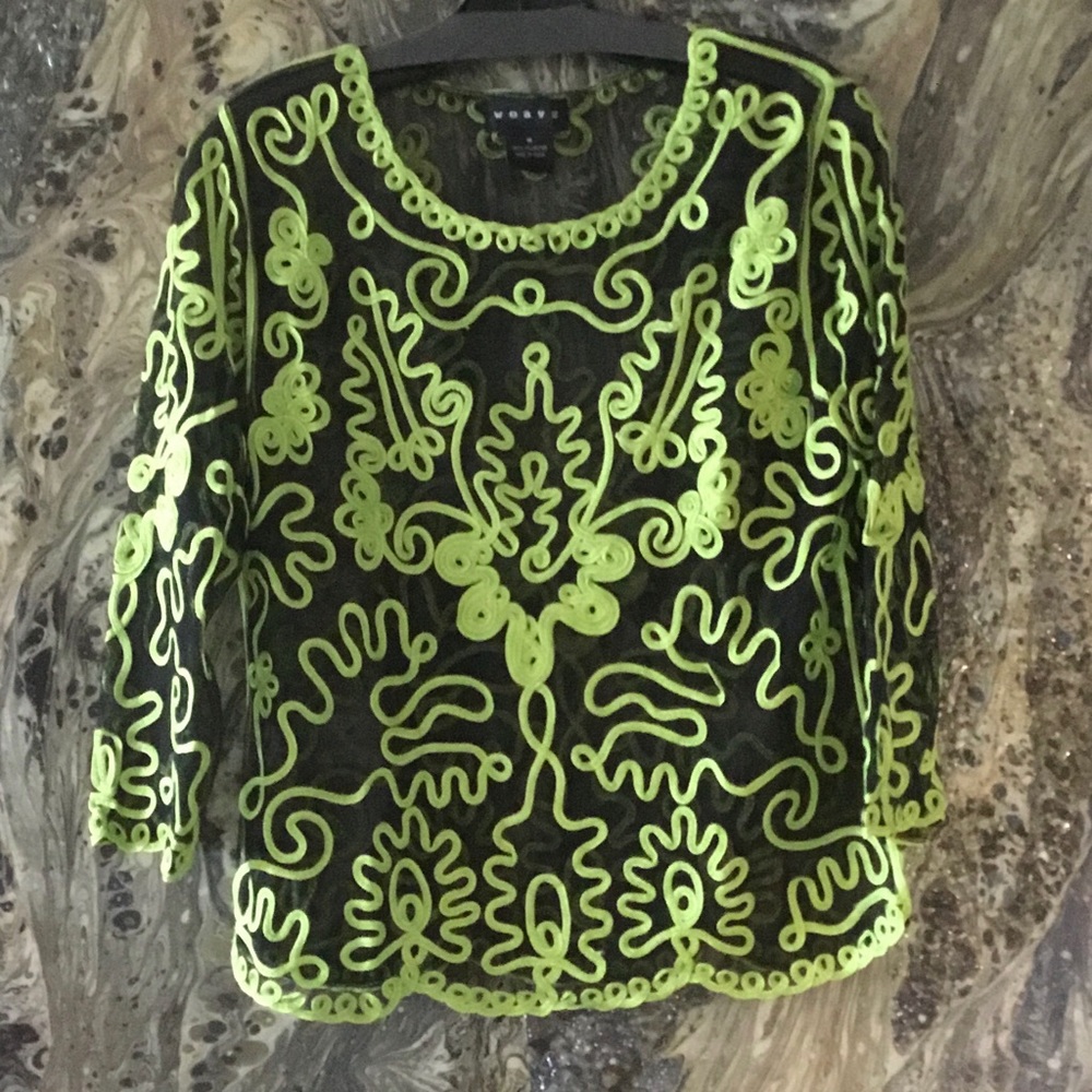Semi sheer top